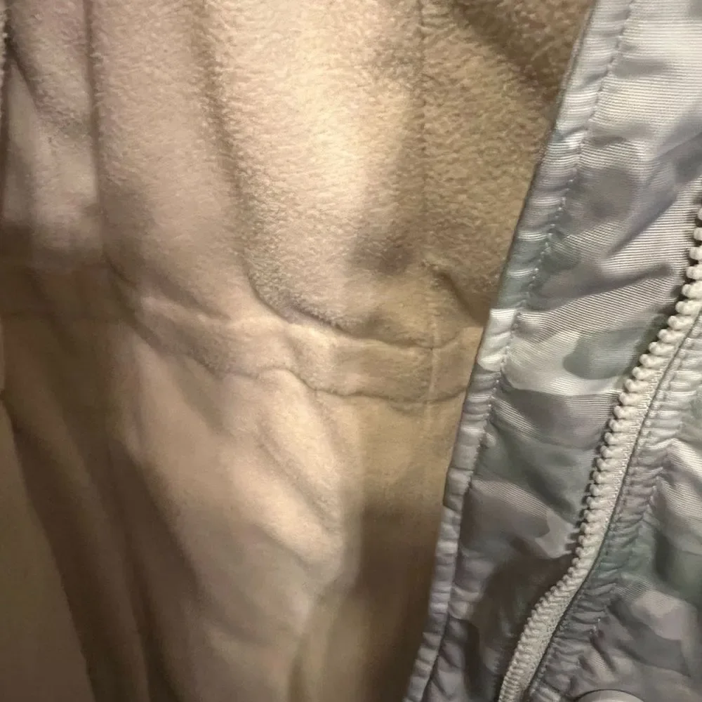 J.crew Girls crewcuts camo print fleece  jacket 4-5